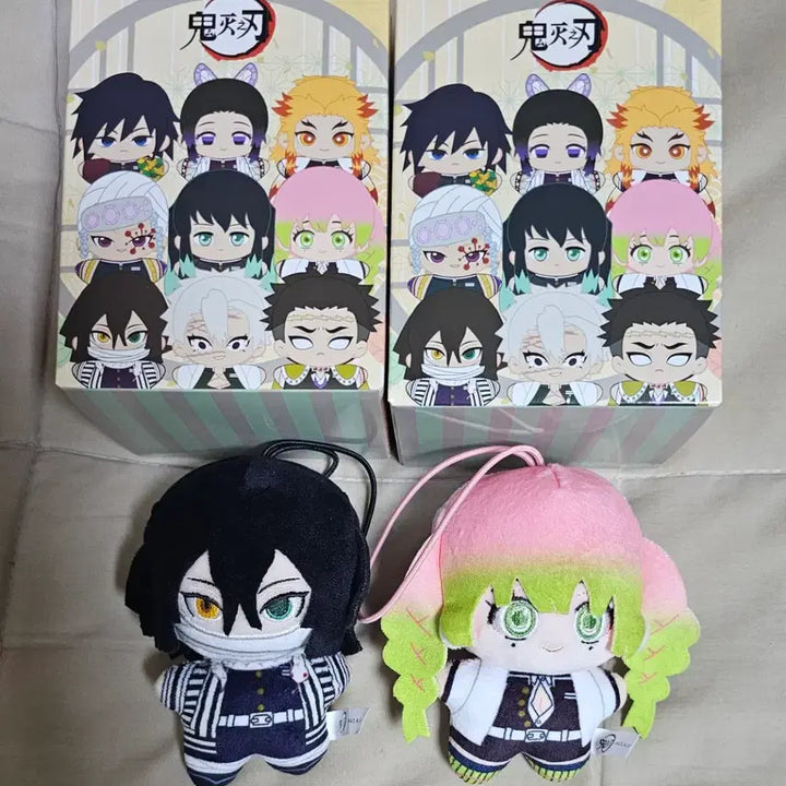 [BUNJANG] Demon Slayer Iguro Mitsuri Null Set Plush Dolls Bundle Set / [일괄]귀멸의 칼날 이구로 미츠리 눌셋 널셋 nullset 누이 인형 귀칼