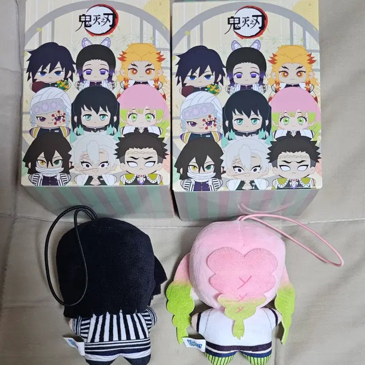 [BUNJANG] Demon Slayer Iguro Mitsuri Null Set Plush Dolls Bundle Set / [일괄]귀멸의 칼날 이구로 미츠리 눌셋 널셋 nullset 누이 인형 귀칼
