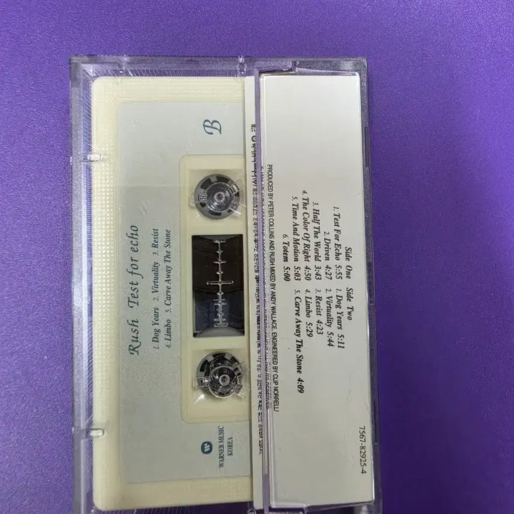 [BUNJANG] Rush Test for Echo Cassette Tape (Unsealed) / A.[개봉/카세트테이프] 러쉬 Rush Test for Echo