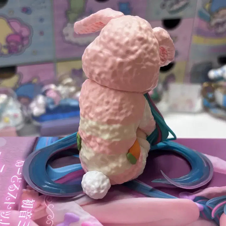 [BUNJANG] Hatsune Miku Pajama Noodle Stopper Figure / 하츠네 미쿠 누들스토퍼 파자마 토끼 잠옷 피규어