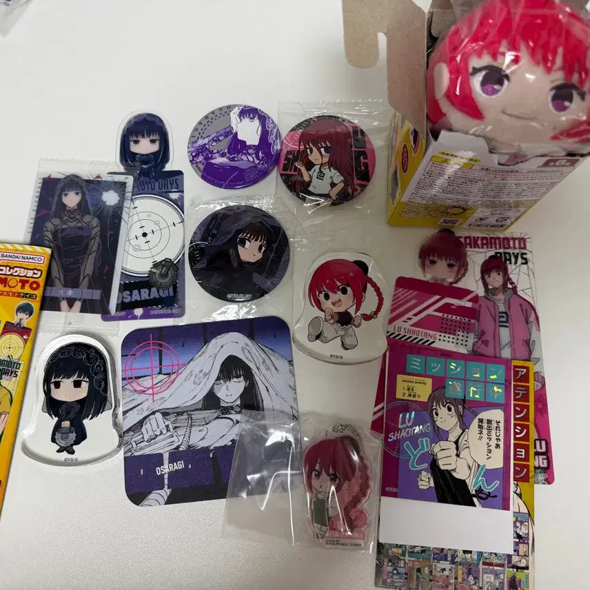 [BUNJANG] Sakamoto Days Osaragi Ru Merchandise Bundle / 사카모토데이즈 오사라기 루 굿즈 일괄판매