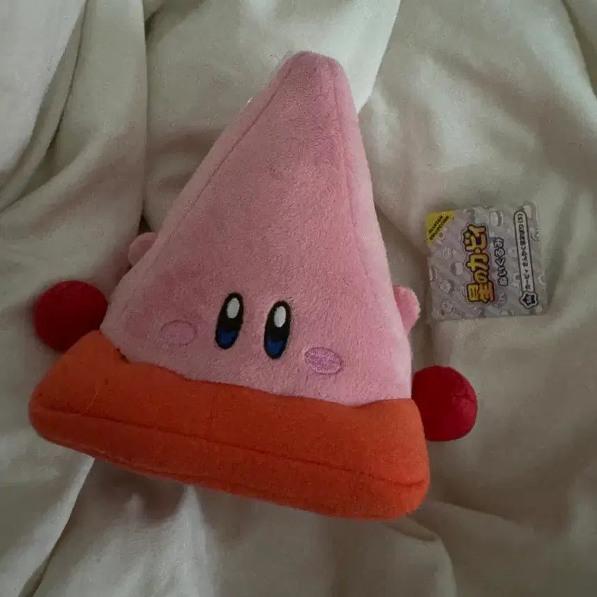 [BUNJANG] Kirby Discovery "Samuk" Hugging Plush / 별의커비 디스커버리 삼각 머금기 인형
