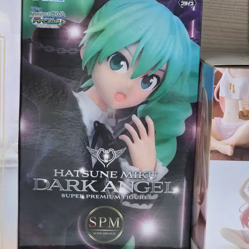 [BUNJANG] Hatsune Miku Project Diva Dark Angel Miku Figure (Box Included) / 하츠네미쿠 프로젝트 디바 다크엔젤 미쿠 피규어(상자O)