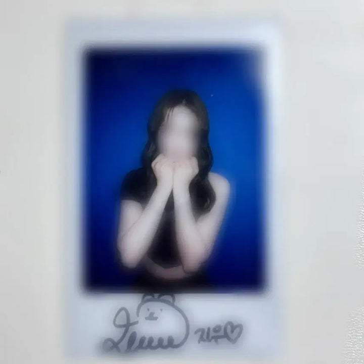 [BUNJANG] TripleS Jiwoo Signed Polaroid / 트리플에스 지우 싸인 폴라로이드 싸폴 양도합니다
