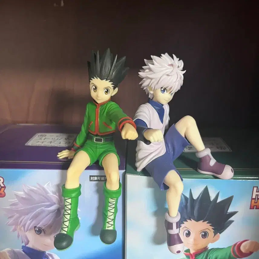[BUNJANG] Hunter x Hunter Official Noodle Stopper Gon &amp; Killua Bundle Set / 헌터헌터 정품 누들스토퍼 곤 키르아 일괄