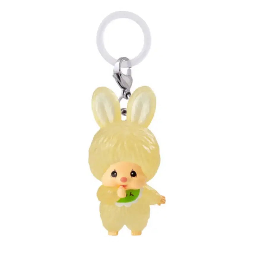 [BUNJANG] Monchhichi Chimutan Gacha Keychain (Yellow) / 몬치치 치무탄 가챠 키링