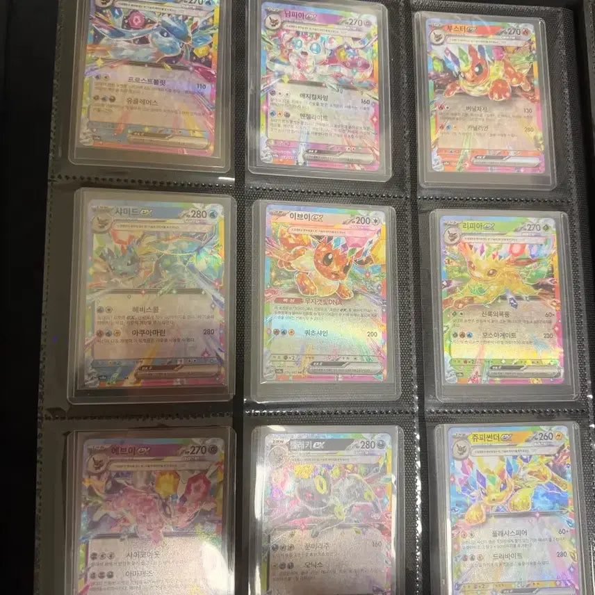 [BUNJANG] Terrastal Eeveelutions RR Complete Set / 테라스탈 이브이즈 rr 전종