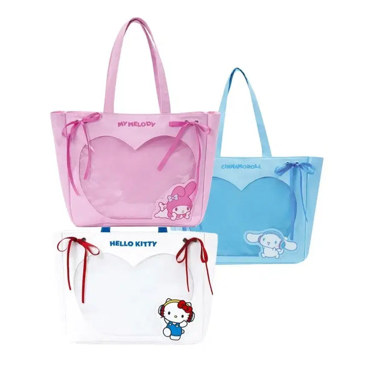 [BUNJANG] Sanrio Moesound A Prize Heart Bag / 산리오 모에사운드 A상 하트백