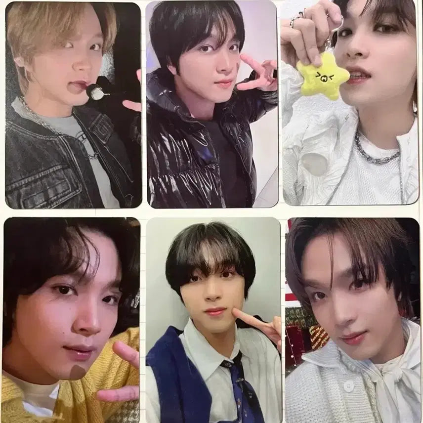 [BUNJANG] NCT Dream 127 Haechan Bundle Set 6 Types Photocard / 엔시티 드림 127 해찬 포토카드 6종 일괄