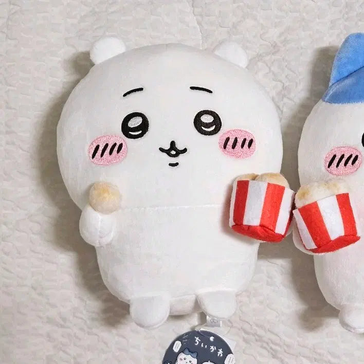 [BUNJANG] Chiiikawa Popcorn Plush (Medium) / 먼작귀 팝콘 인형 치이카와