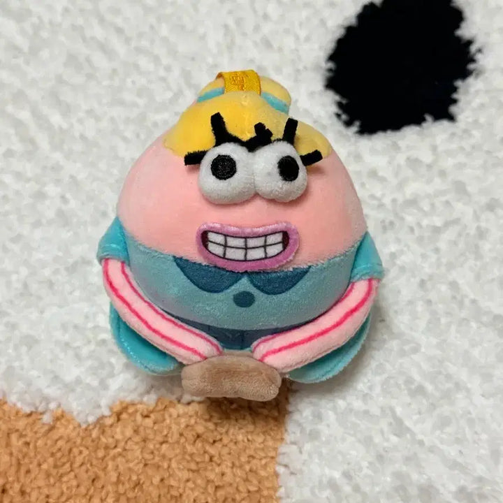 [BUNJANG] SpongeBob SquarePants Bikini Bottom Residents Chubby Series Plush Keychain / 스폰지밥 비키니시티 주민 뚱뚱한 시리즈 말랑이 인형 키링