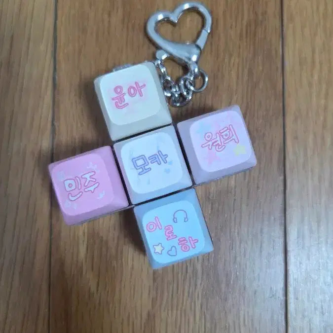 [BUNJANG] ILLIT Press Start Keycap Keyring Unsealed / 아일릿 press start 키캡 키링 단순개봉