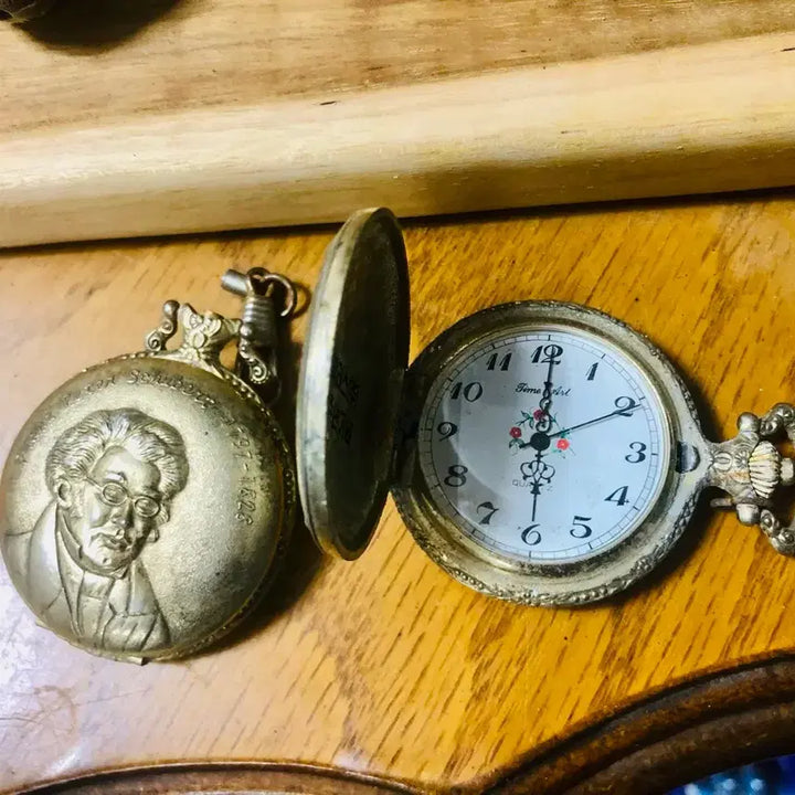 [BUNJANG] Antique Pocket Watch Set (2 Pieces) / 회중시계 엔틱 골동품 2점 세트