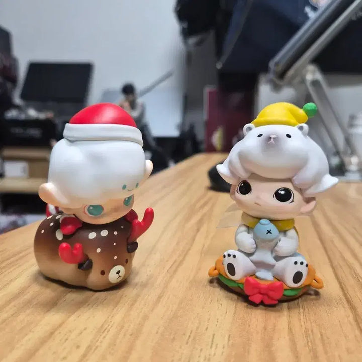 [BUNJANG] Pop Mart Dimoo Christmas Edition Figure Set (2 Types) / 팝마트 디무 크리스마스 피규어 2종 세트