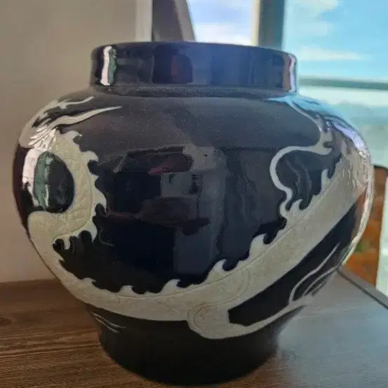 [BUNJANG] Dragon Motif Ceramic Vase / 21   24 센치 용 도자기 가격수정가능