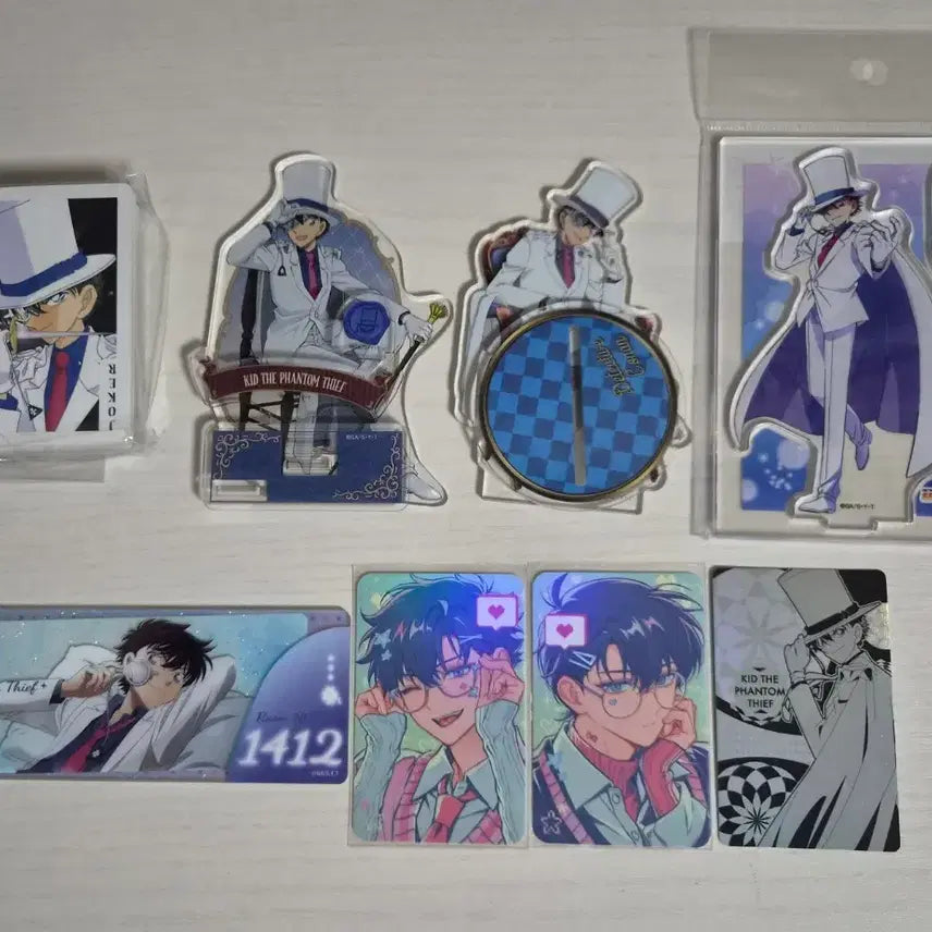 [BUNJANG] Detective Conan Kaito Kid Goods Bundle / 명탐정코난 괴도키드 굿즈 일괄 판매