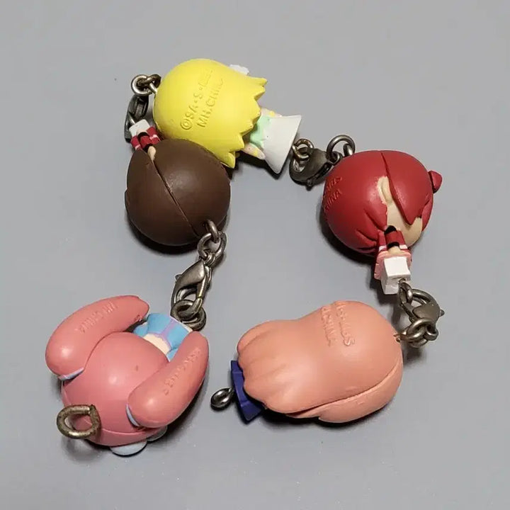 [BUNJANG] Mobile Suit Gundam SEED Destiny Figure Keychain Set (5 Types) / (하자) 건담 시드 데스티니 피규어 키링 키체인 5종 일괄