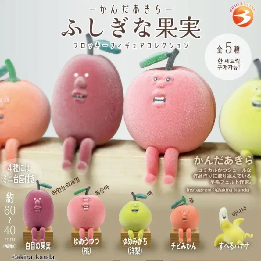 [BUNJANG] Assorted Fruit Gachapon Figure Bundle Set / 신기한 과일 가챠 피규어