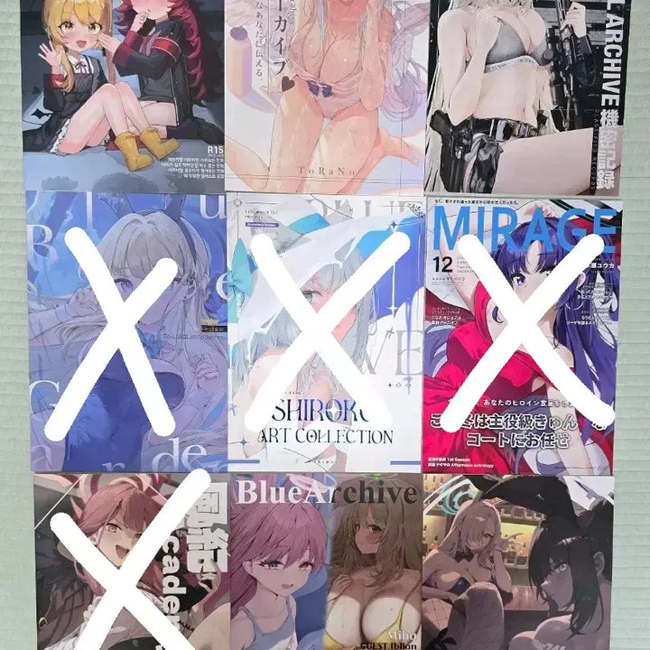[BUNJANG] Blue Archive Artbook Collection / 블루아카이브 회지 모음 (4+1)