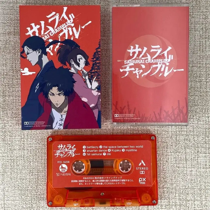 [BUNJANG] Samurai Champloo Animation Original Soundtrack Cassette Tape / 사무라이 참프루 애니메이션 오리지널 사운드트랙 카세트 테이프