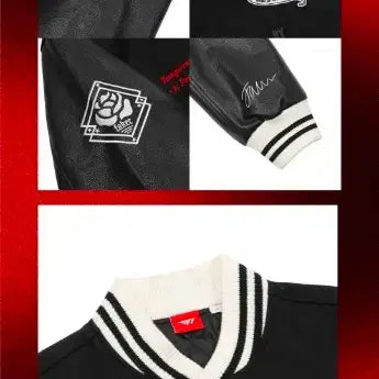 [BUNJANG] Faker 30th Anniversary Varsity Jacket Black M / 페이커 생일 30주년 바시티 자켓 M 검정 티원
