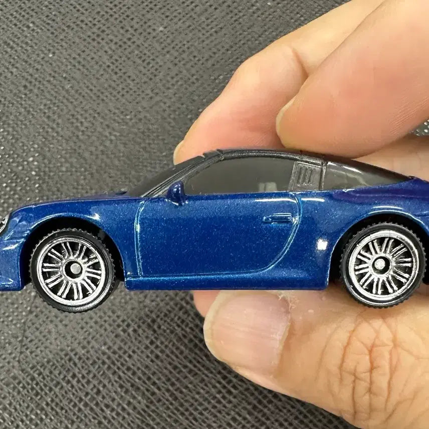 [BUNJANG] Porsche 911 Diecast Model Car - Blue / 포르쉐 911 다이캐스트 블루 미니 자동차프라모델