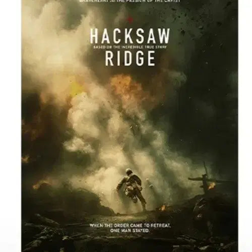 [BUNJANG] Hacksaw Ridge 4 Poster &amp; Badge Set / 핵소고지 포스터4종,뱃지 세트 판매