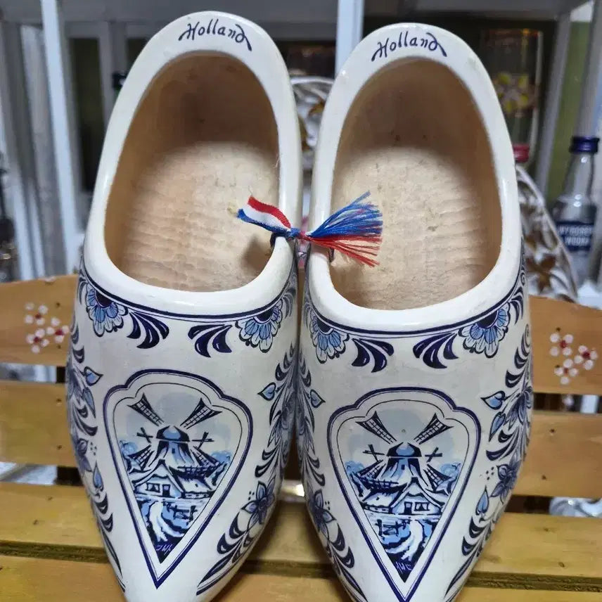 [BUNJANG] Dutch Wooden Clogs Decorative Ornament / 네덜란드 목제 나막신 클로그 장식품