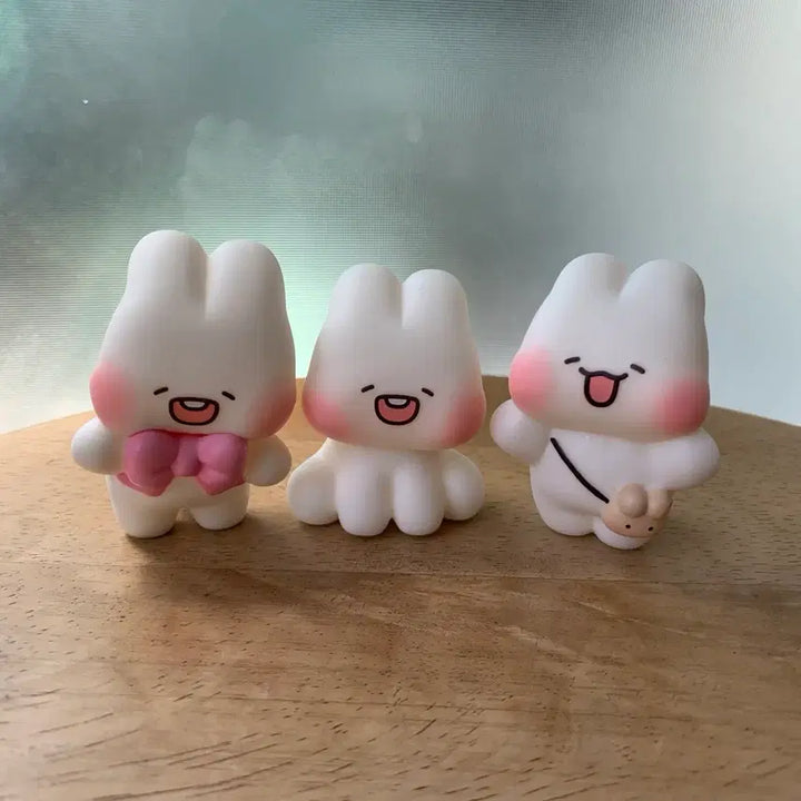 [BUNJANG] Shuya Cream Bunny Figure Bundle Set / 러블리 슈크림 토끼 슈야 피규어(일괄)