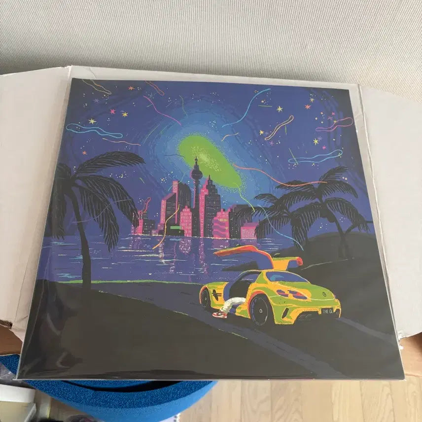 [BUNJANG] The Quiett Glow Forever LP Blue Splatter / 더 콰이엇 글로우 포에버 LP 블루 스플래터