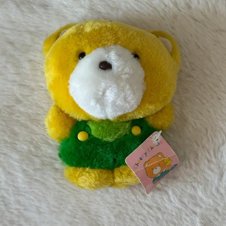 [BUNJANG] San-X 1992 Cheer-Chi-Charm Bear Plush / 산엑스 san-x 고전 치어리참 곰 인형