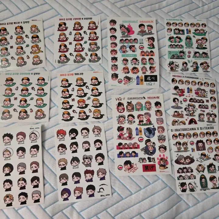 [BUNJANG] Haikyuu!! Sticker Bundle Set / 하이큐 스티커2