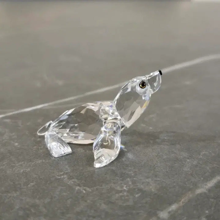 [BUNJANG] Swarovski Crystal Seal Figurine / 스와로브스키 Swarovski 크리스탈 물개 장식품