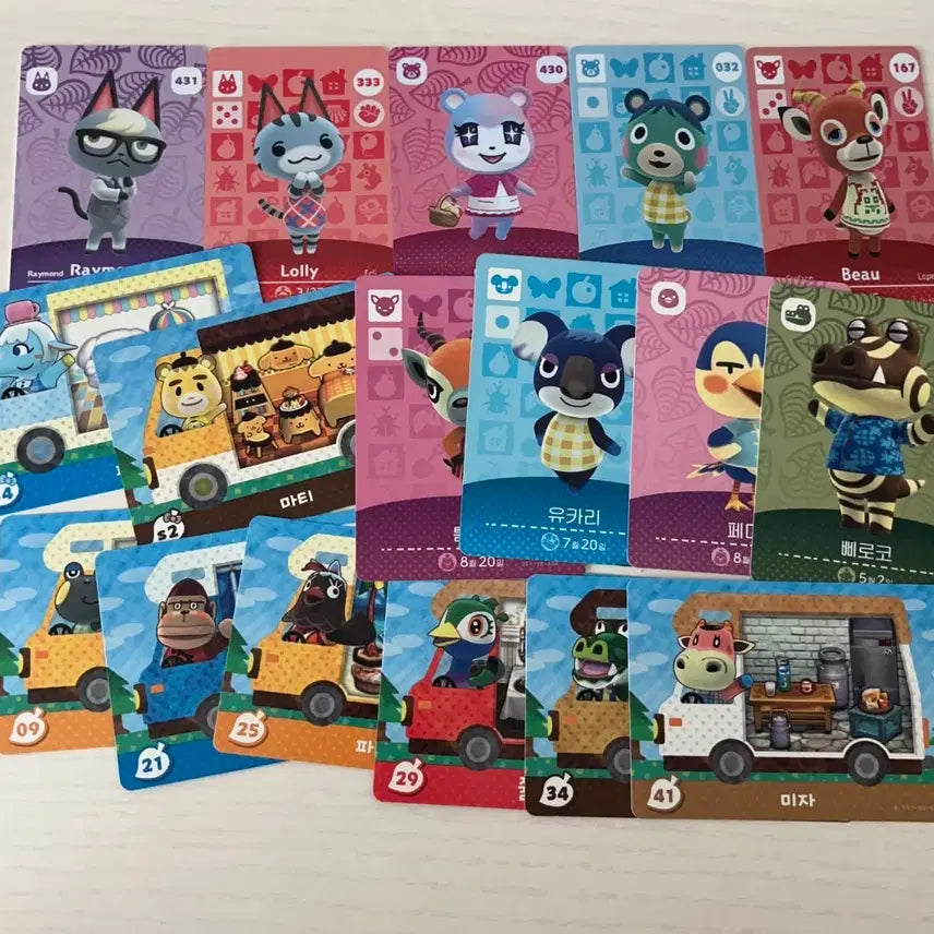 [BUNJANG] Animal Crossing Amiibo Bundle (English &amp; Korean Versions) - Popular Villagers: Marshal, Judy, Fauna, Ankha, Sanrio Collaboration / 일괄) 동물의숲 동숲 아미보 인기주민 잭슨 미애 사이다 피터, 산리오 콜라보