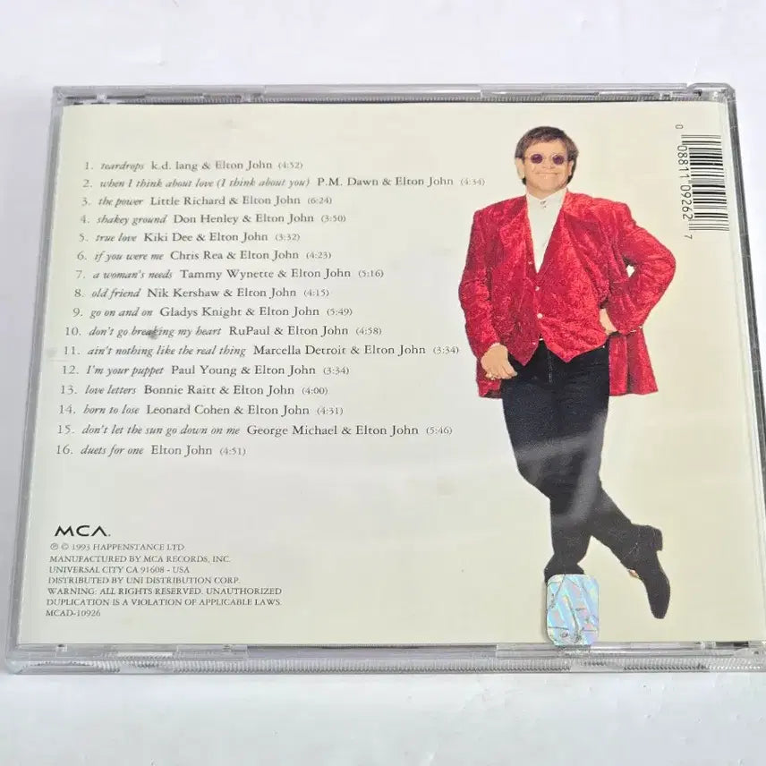 [BUNJANG] Elton John Duets US Import CD / 엘튼 존 (Elton John) - Duets (미국 수입반)