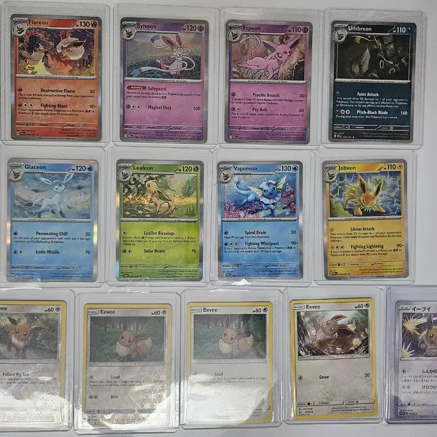 [BUNJANG] Pokemon Eeveelutions Cards - Reverse Holo, Normal Holo, Master Ball / 포켓몬카드 이브이즈 등카, 리버스홀로, 일반홀로, 마스터볼