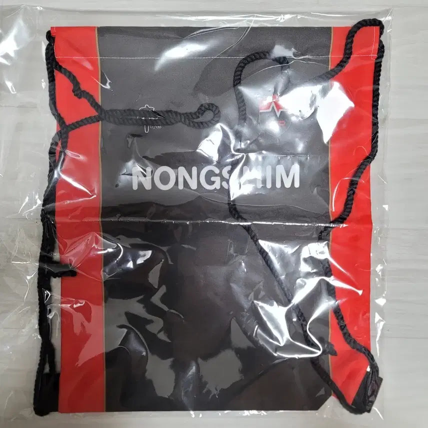 [BUNJANG] Nongshim Red Force 2025 Membership Exclusive Uniform String Backpack / 농심 레드포스 멤버십 전용 굿즈 2025 유니폼 스트링 백팩