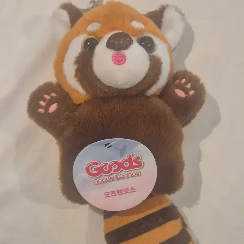 [BUNJANG] Goods &amp; Goods Red Panda Plush Keychain / 굿즈앤굿즈 레서판다 인형 키링 라쿤 인형뽑기