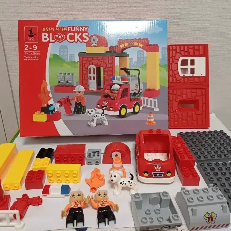 [BUNJANG] LEGO Fire Station Block Set / 레고블럭 소방서 블럭 세트