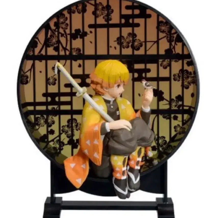 [BUNJANG] Demon Slayer Zenitsu Figure Screen / 귀멸의칼날 병풍 젠이츠 피규어