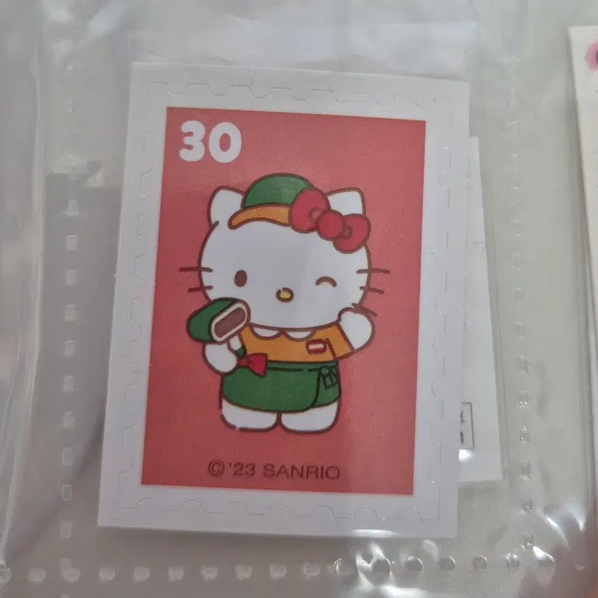 [BUNJANG] Sanrio Hello Kitty Ttibsseal Sticker / 세븐일레븐x산리오 헬로키티 띠부씰