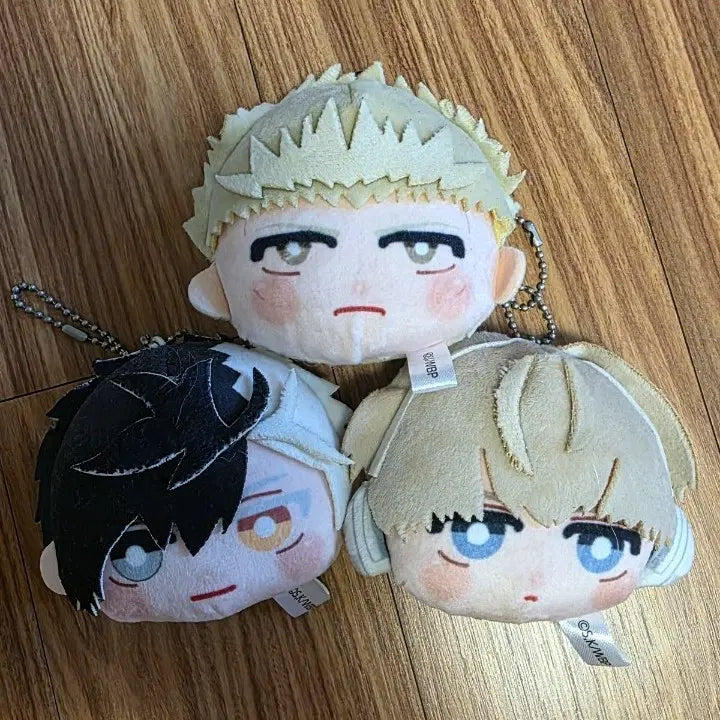 [BUNJANG] Wind Breaker Face Mascot Plush Set / 윈브레 페이스 얼굴 마스코트 누이 사쿠라 카지 히이라기 일괄