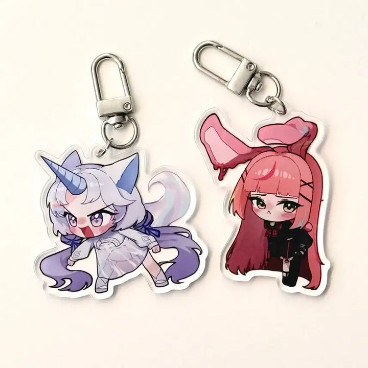 [BUNJANG] Stray Live Ayatsuno Yuni &amp; Hanako Nana Acrylic Keyring Bundle Set / 일괄) 스텔라이브 아야츠노 유니 하나코 나나 아크릴 키링