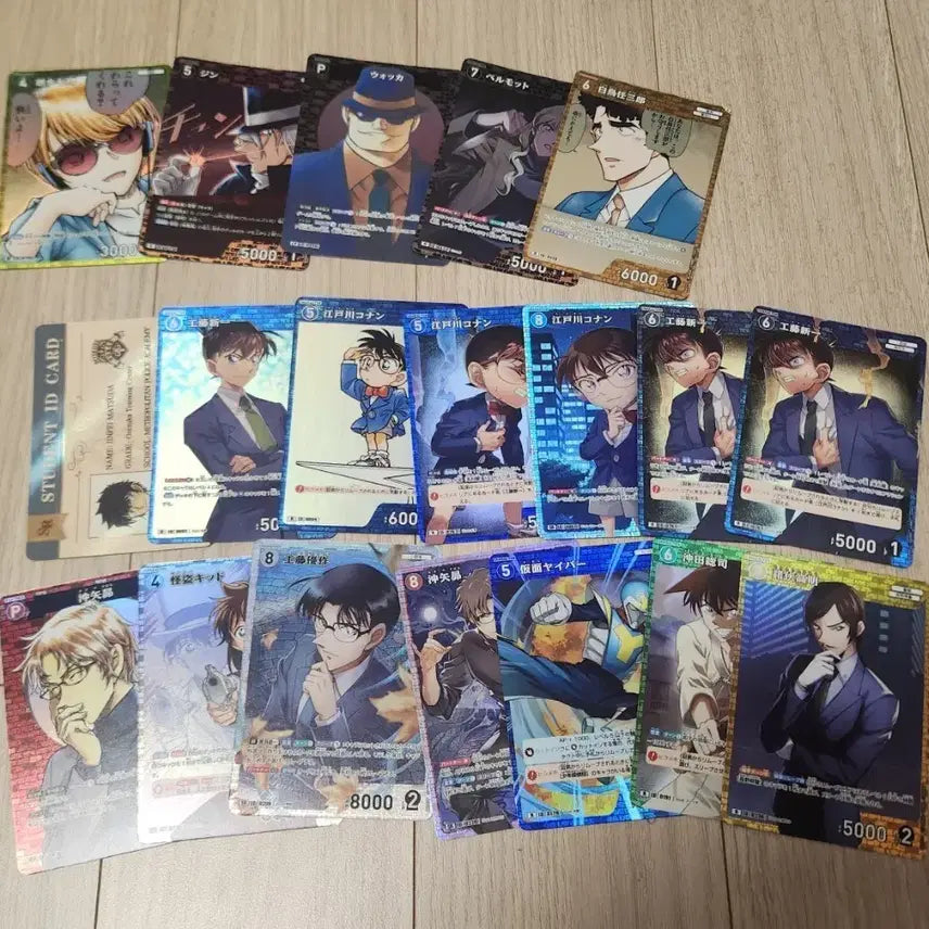 [BUNJANG] Detective Conan Ran Mori Figure and TCG Cards Bundle / 명탐정 코난 모리 란 (미란이) 피규어 및 TCG카드 다수 팝니다