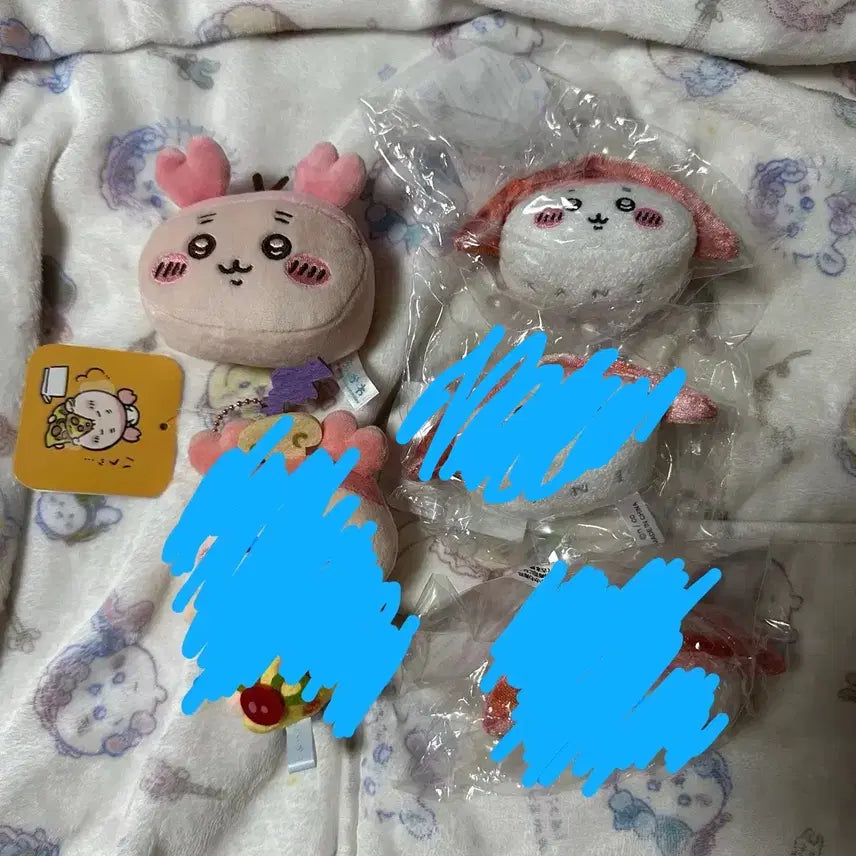 [BUNJANG] Chiikawa "Monzaku" Kani Doll Set / 치이카와 먼작귀 카니 인형 세트
