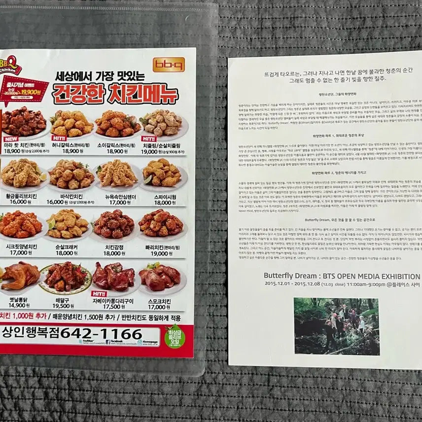 [BUNJANG] BTS Butterfly Dream + BBQ Booklet Bundle Set (Rare) / 방탄 bts 버터플라이드림+bbq 리플렛 일괄 희귀