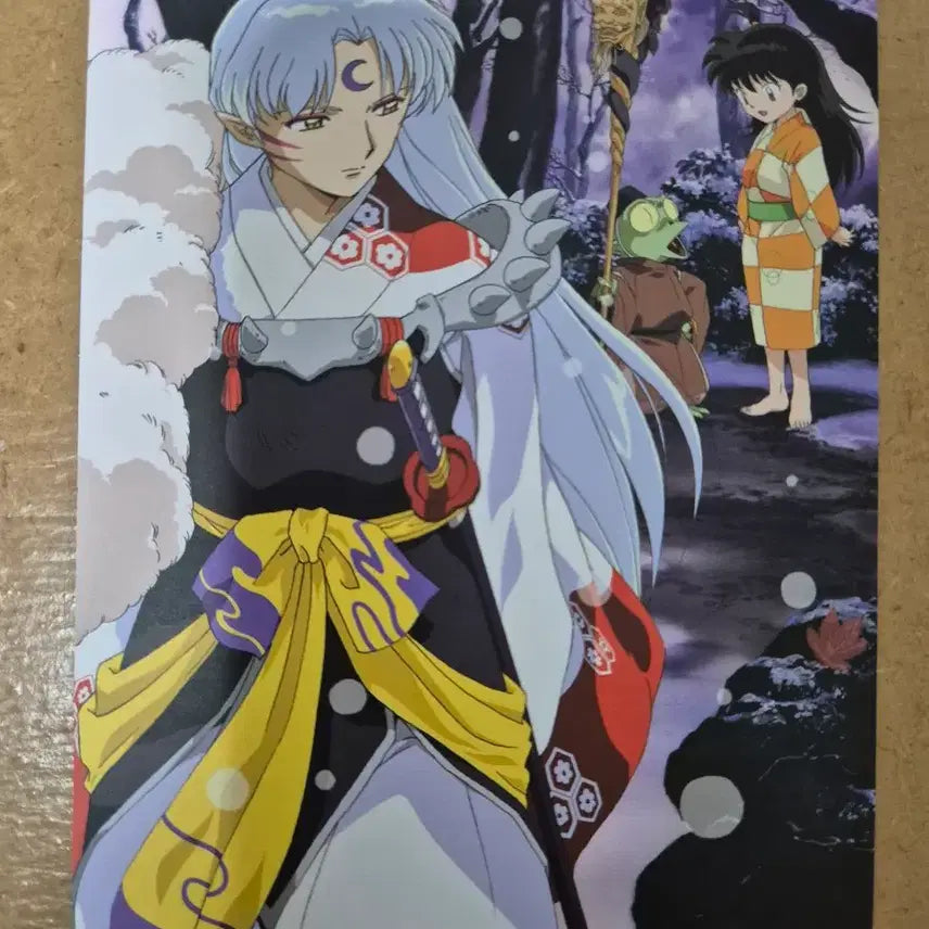 [BUNJANG] Inuyasha Popup Memorial Card Postcard Set / 이누야샤 팝업 메모리얼 카드 엽서 4종 일괄 셋쇼마루.나락.이누야샤등