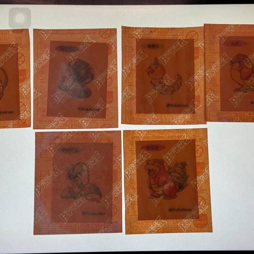 [BUNJANG] Pokemon Stickers 18-Piece Bundle / 포켓몬스터 띠부띠부씰 띠부씰 18장 일괄 판매합니다!