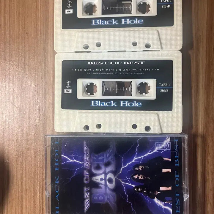 [BUNJANG] Black Hole Best 2 Cassette Tape Set / 블랙홀 베스트 2개 카세트테이프