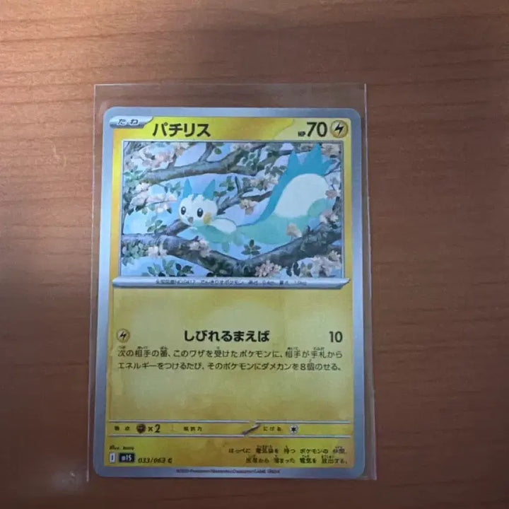 [BUNJANG] Pachirisu Sleeved Trading Card / 일판 파치리스